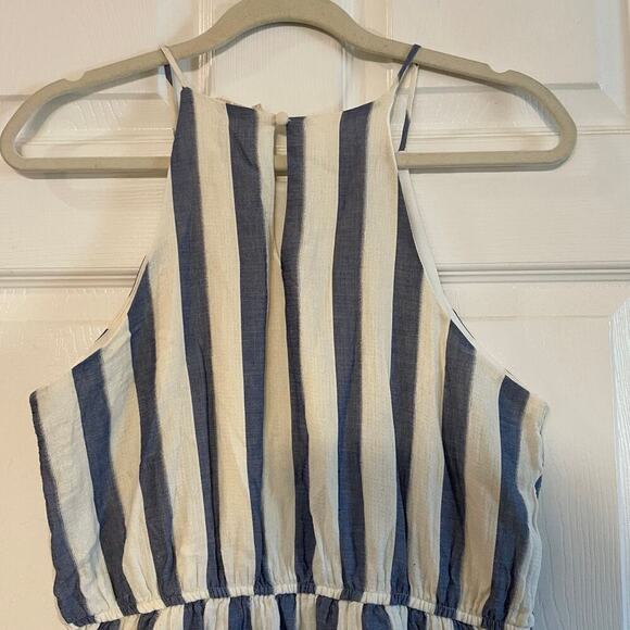 Altar'd State Blue and White Halter Mini Sundress. Size Medium - Picture 9 of 12